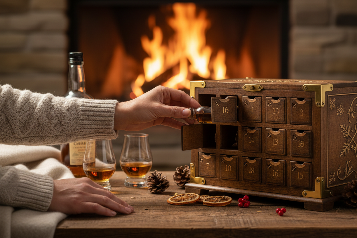 Opening the Whiskey Advent Calendar